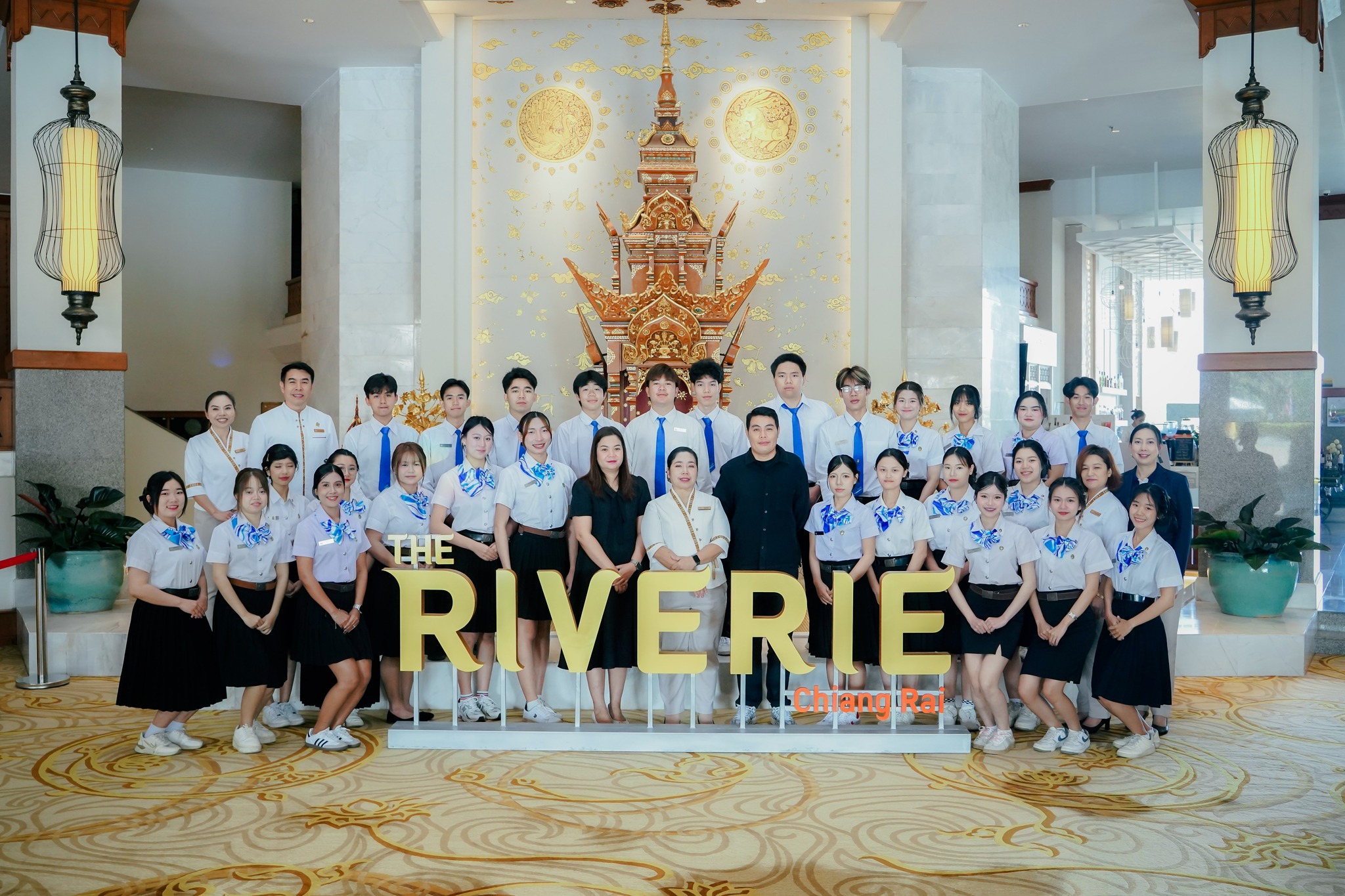 เรียนปฏิบัติงานโรงแรม ณ รร.เดอะ ริเวอร์รี บายกะตะธานี